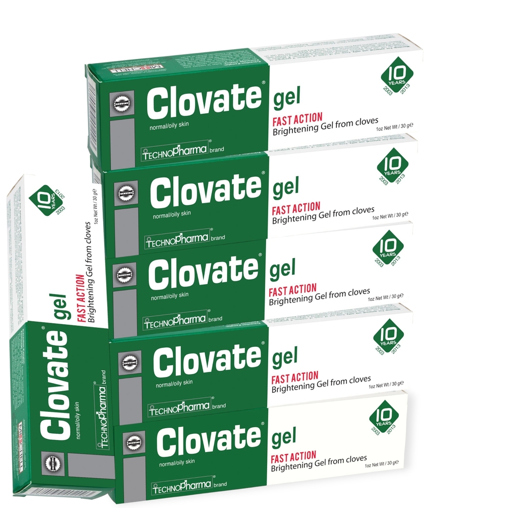 6-Pieces Clovate Gel Fast Action 30g